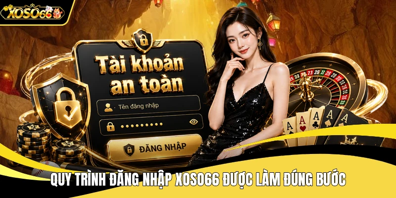 Quy trình đăng nhập XOSO66 được làm đúng bước